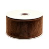 Brown Velvet Wired Ribbon 3" x 10 Yards Christmas Wreath