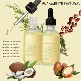 ETRTNVB（paquete de 4）Aceite vegano natural para el crecimiento del cabello，Aceite vegano para el crecimiento del cabello,30ml，Para el crecimiento del 