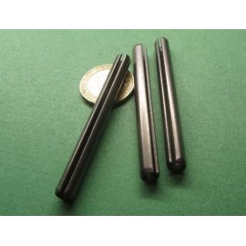 Unbranded 18-8 Stainless Steel, Slotted Roll Spring Pin, 1/4" Dia x 2.50" Length, 10 pcs