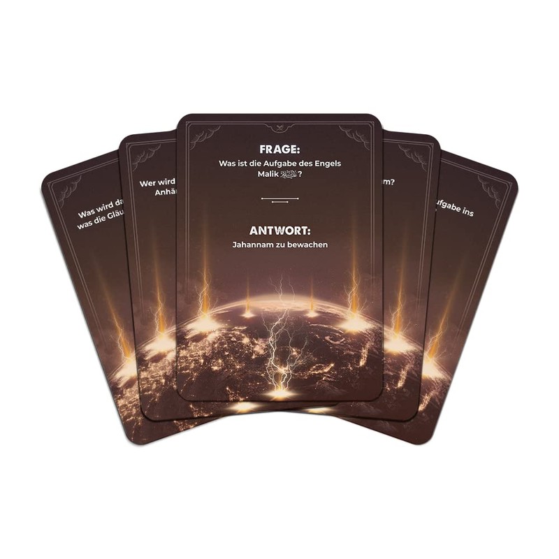 NIYYAH Islamic Game Quiz Cards Prophet Muhammed and Islam Gift