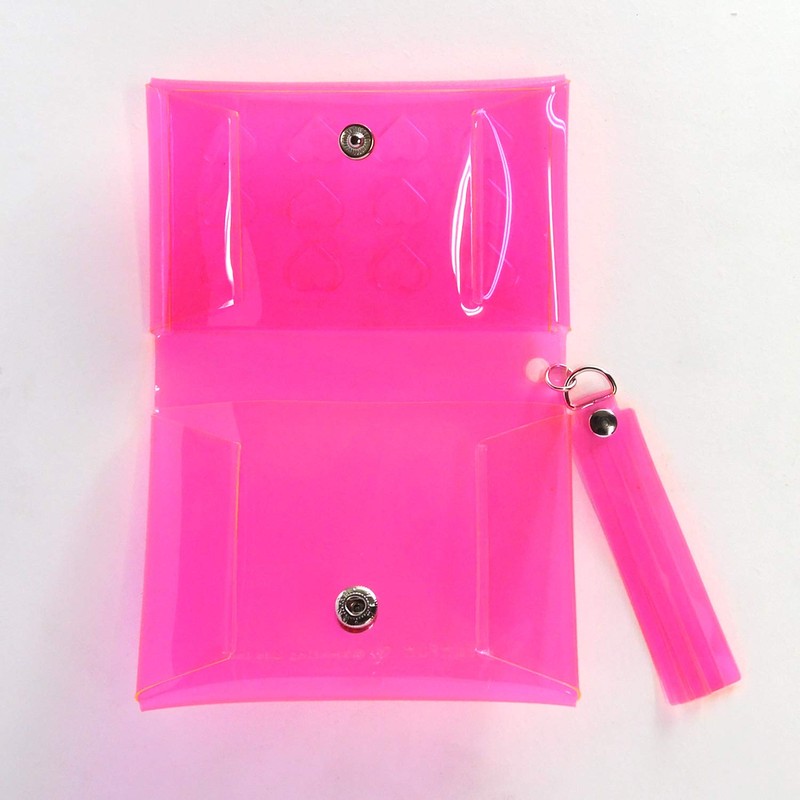 Greeting Life Clear Card Case FunFun Pink YYZ-36