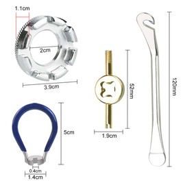 LYTIVAGEN 5 PCS Bike Spoke Wrench Kit Bicycle Wheel Wrench with Bicycle Spoke Tool Bike Tyre Lever Valve Remover Forged Steel Bike Rim Correct Tool for Repairing 10-15G Bicycle Spokes