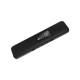 SUIOPPYUW Wireless Stereo Soundbar Speaker Innovative Bluetooth 3 Chip ABS Bone Conduction Speaker Bluetooth Speaker Under Pillow, Black with Display, Display Black