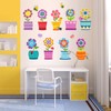 28 Pieces Flower Cutouts Flowers Bulletin Board Flower Pot Paper