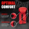 Tapout Cerritos 960008 Boxing Gloves Faux Leather 12 oz Red