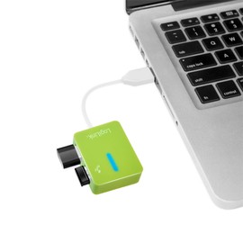 LogiLink Smile 4 Port USB 2.0 Hub - Green