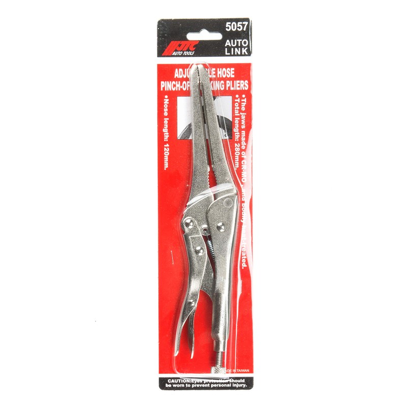 Adjustable Heavy Duty Hose Clamp & Locking Pinch Off Pliers,