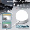 Rechargeable Battery Operated Light Bulb with Remote, Last 18-50 Hours