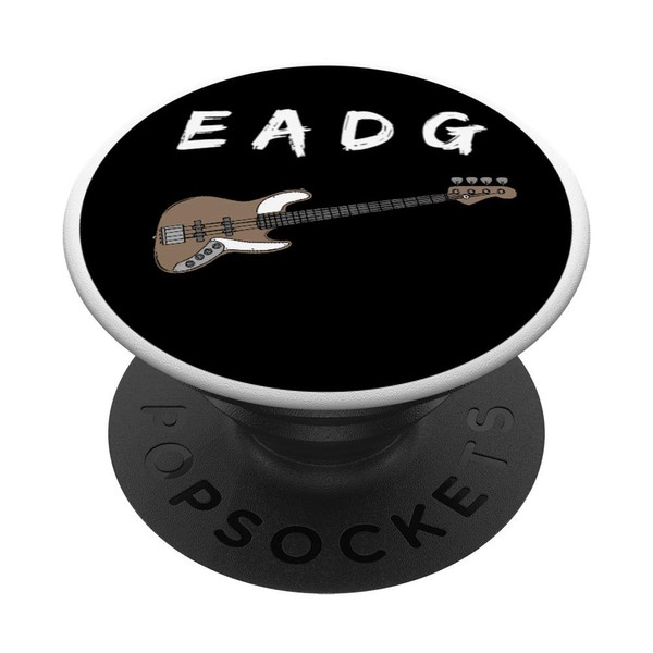 Bass Guitar Player Strings Frets Gift Grip PopSockets Grip and