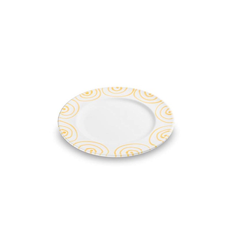 GMUNDNER KERAMIK Dessert Plate Gourmet Diameter 22 cm Flamed Yellow