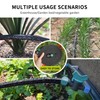 Holldoor Flat Soaker Hose 100 ft for Garden Beds (50ft