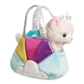 Aurora, 61364, Fancy Pal Rainbow Princess Cat, Soft Toy, Rainbow