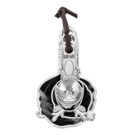 Ganz 4-Piece Zinc Alloy Measuring Spoon Set For Kitchen, Holiday Friends Themed, Grey