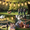 S14 100ft Solar String Lights Waterproof Outdoor Garden Patio Backyard