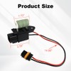 Radiator Fan Blower Motor Relay Resistor Compatible with 2009-2021 Chrysler