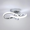 Toolight Ceiling Light LED Silver, 3000 K, 25 cm