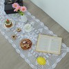 kilofly Handmade Crochet Lace Rectangular Table Runner 15 x 36