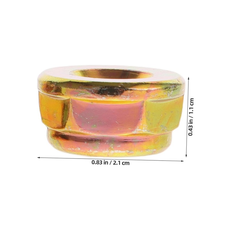 CAXUSD 3sets 10pcs Lawn Mower Blade Nut Durable Grass Trimmer