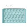 Relaxdays Ice Cube Tray, Round, Set of 3, Reusable, 2.5