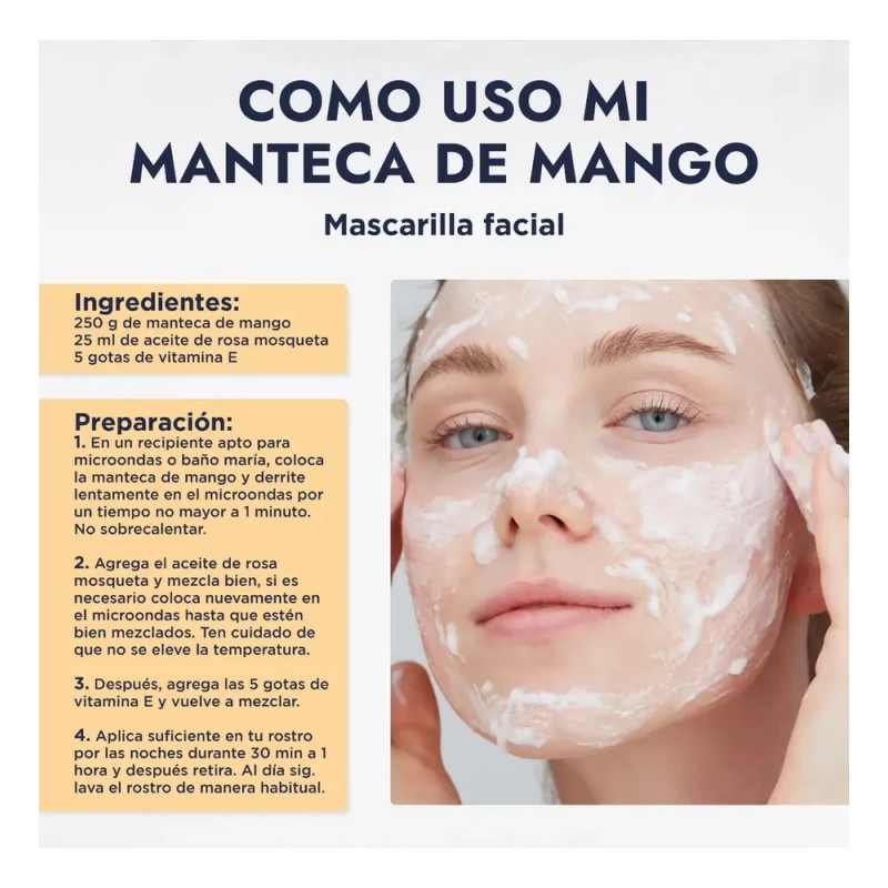 Manteca De Mango Pura Extra-hidratante Corporal Facial 250g