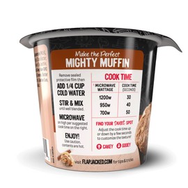 FlapJacked Mighty Muffins, Cinnamon Roll, 12 Pack | 20g Protein
