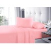 Goldstar Pink Super King Flat Sheet Soft Microfibre Easy Care