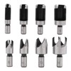 ZONADA 8pcs in Set Wood Plug Cutters Roundwood Wood Plug