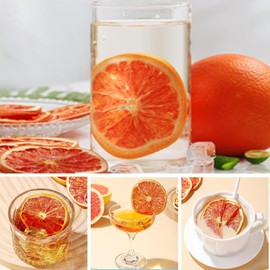 Dehydrated Grapefruit Slices,Dried Grapefruit Slices,Dry Fruit for Cocktail Garnish/Crafts/Tea/Christmas Garland Indoor,No Sugar Added,5.2Oz/150g