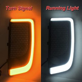 Motor Guard Lowers Parrillas Carenado de pierna LED Luz de giro Compatible con Harley Touring Street Glide Road Glide Electra Glide FLHTK FLTRU 2014-2023