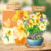 Airpark Pop Up Flower Card, 3D Paper Flowers Bouquet –