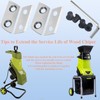 4 PCS Wood Chipper Blades Compatible with Sun Joe CJ601E,