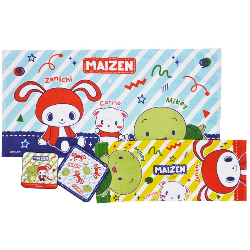 Skater MNT3-A Hand Towel, Maizen Sisters, Length 9.8 x Width