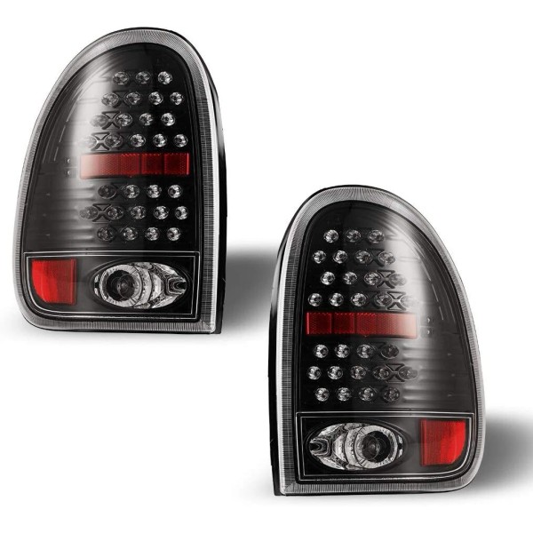 Wolfx Led Tail Lights For 1996-2000 Dodge Caravan Rear Brake