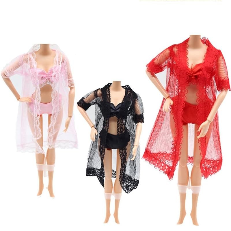 ieron 4 Sets Stylish Doll Clothes Set for 11.5 inches