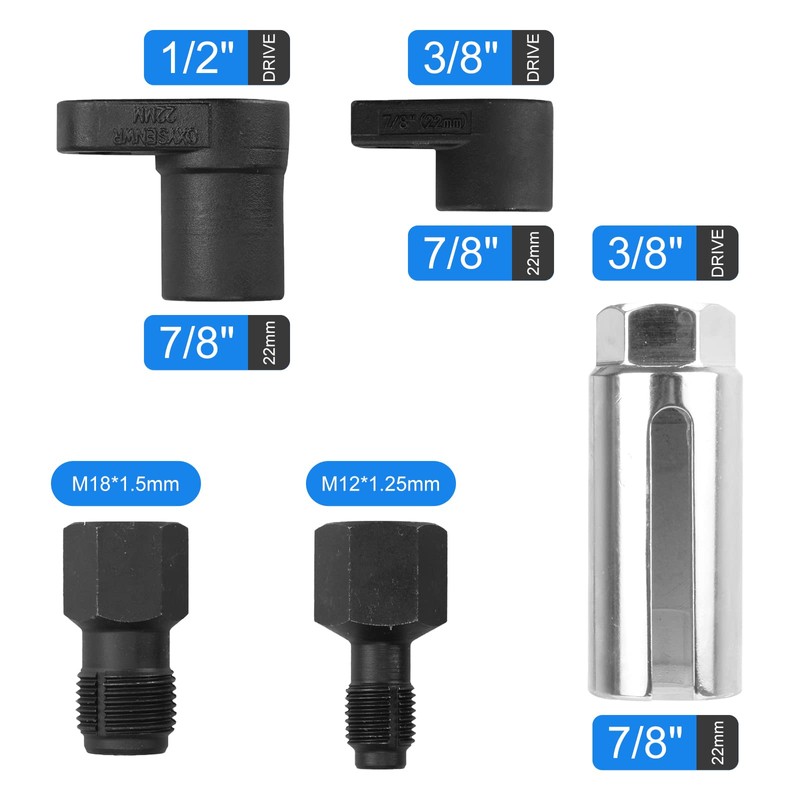 O2 Oxygen Sensor Socket Set 5pcs O2 Oxygen Sensor &