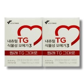 Natural TG vegetable omega-3 30 capsules (2 units) (32594224) / 내츄럴 TG 식물성 오메가3 30캡슐 2개 (32594224)