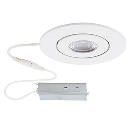 WAC Lighting, Lotos 2in LED Round Adjustable Recessed Kit 3000K in White