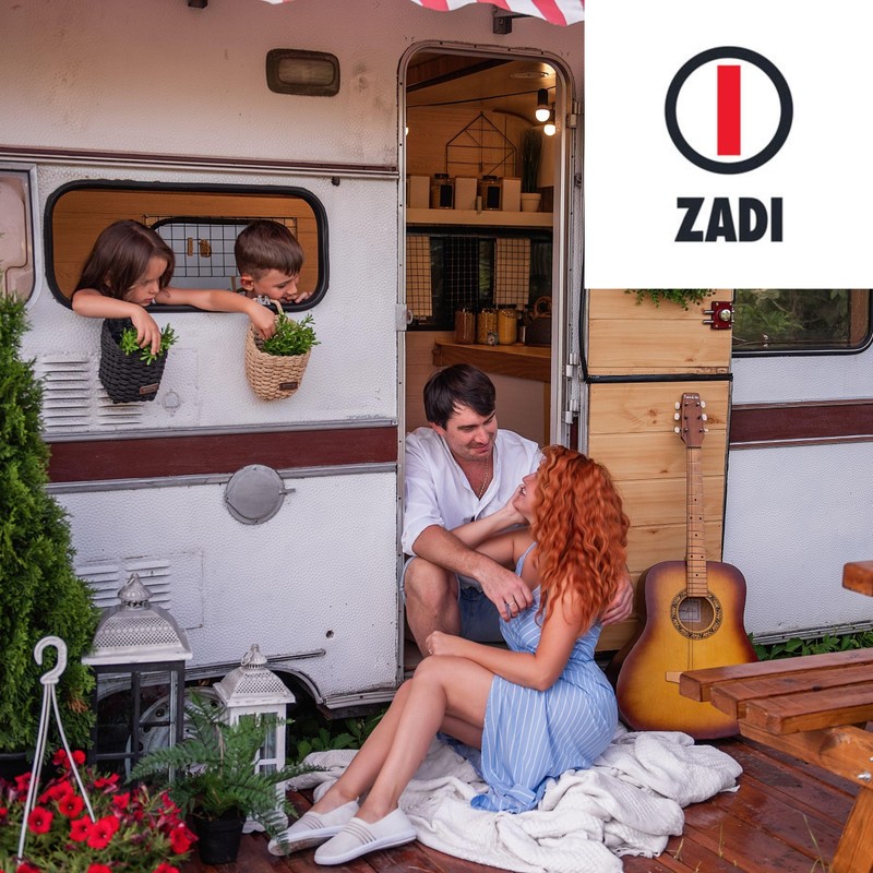 Zadi Tip Pipe Connection A Three Spokes, black