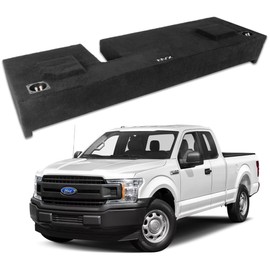 NVX Custom Fit Dual 12" Sealed Subwoofer Enclosure for 2009-2018 Ford F-150 Super Crew & Super Cab | Down-Firing Empty Sub Box | CNC Precision-Cut MDF with Premium Carpet
