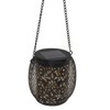 2pcs Outdoor Hanging Solar Lanterns IP65 Waterproof Solar Wrought Iron