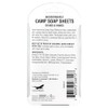 Coleman Camp Sábanas de Jabón Viaje Biodegradables, 25 Hojas Perforadas