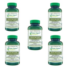 Green Organic Supplements Magnesium L-Threonine 90 VCaps (Pack of 5)