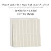 Alwayspon 10 Sheets 3D Peel and Stick PVC Backsplash Tiles,
