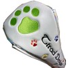 Paw Golf Utility Magnetic Headcover (White/Green)