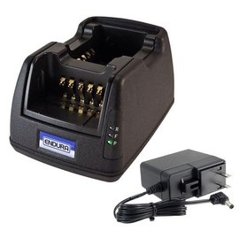 Premium Multi-Chemistry Li-Ion/Li-Po/NiCD/NIMH 2-Bay Radio Battery Charger for Motorola Radios, 120 VAC, Fits: All XTS Models and Many Others. See Complete List in Description.