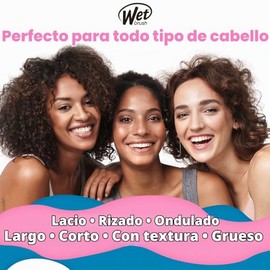 Wet Brush Cepillo desenredante original, azul ártico, todo tipo de cabello, cerdas desenredantes IntelliFlex ultra suaves que se deslizan a través de