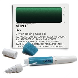 Genuine Colors Paint Pen British Racing Green II B22 for Mini Green Convertible Cooper Roadster S Clubman One Convertible Countryman John COOP Works Convertible JCW Coupe Convert Hardtop Hatch Conv 3