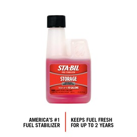 STA-BIL STA-BIL Storage Fuel Stabilizer | Keeps Fuel Fresh for 24 Months, Prevents Corrosion, Gasoline Treatment Additive that Protects System, Gas Stabilizer for Storage, 4 oz (24 Pack)