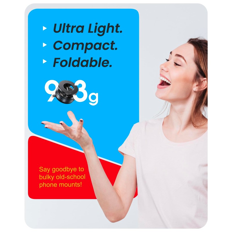 Jononser Magnetic Suction Cup Phone Mount for Magsafe, 360° Adjustable