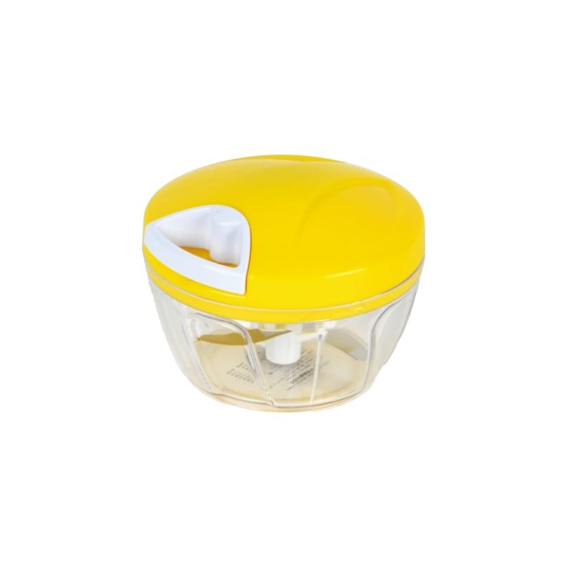DELISH KITCHEN CC-1850 Pearl Metal Chopper Chopper Easy Chopper Yellow